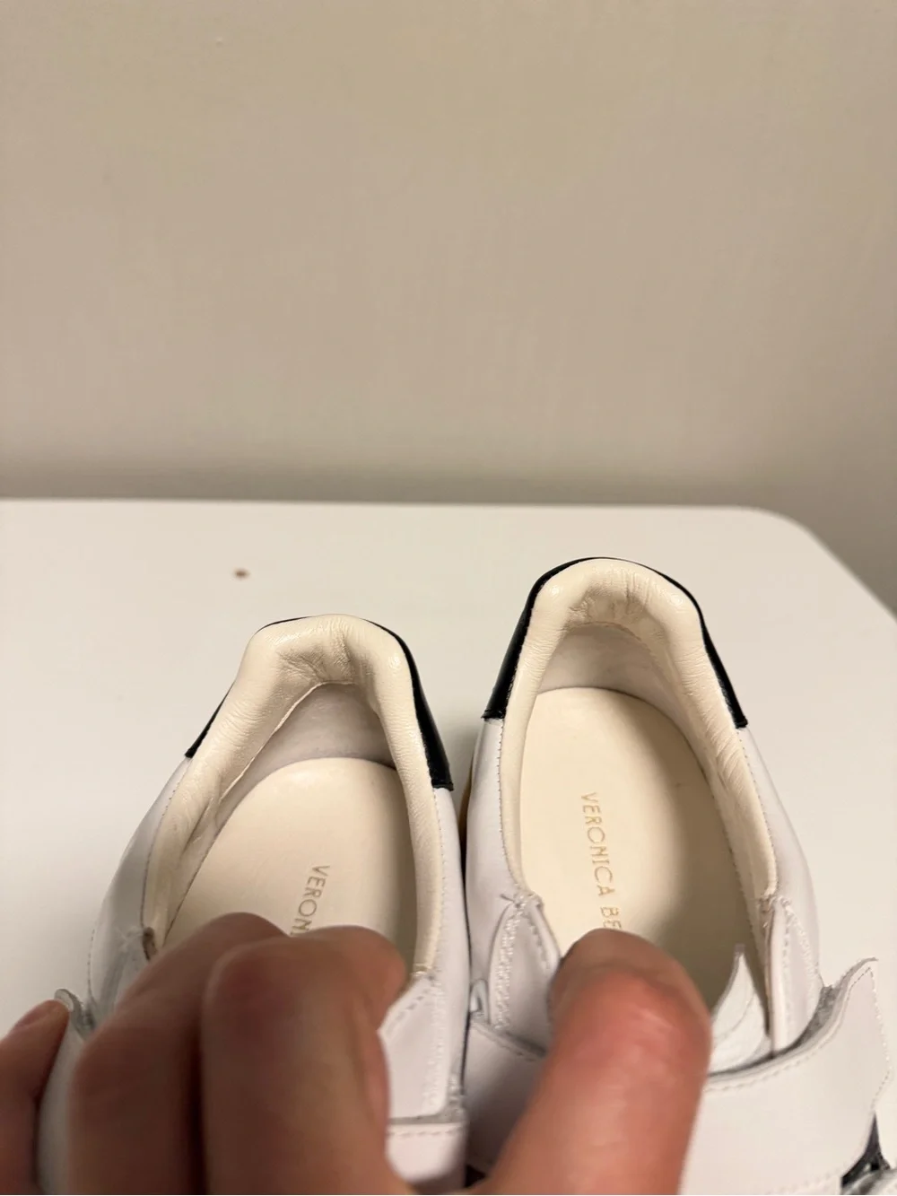 Veronica Beard Reagan Sneakers White/Black Women’s US 9 M EU 40 UK 6.5